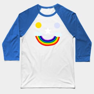 Smiling Sky Baseball T-Shirt